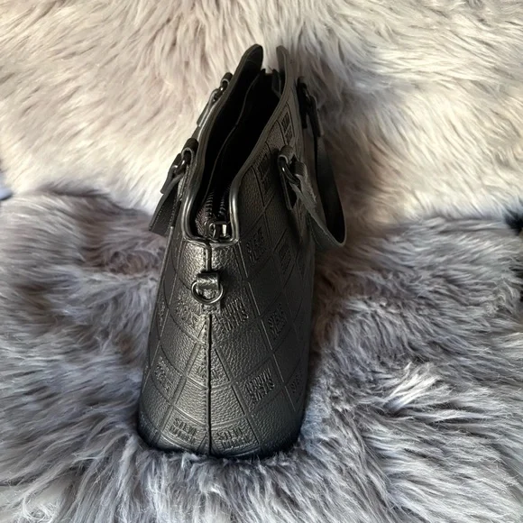 Steve Madden Black Embossed Women’s Bag Set - Picture 3 of 5